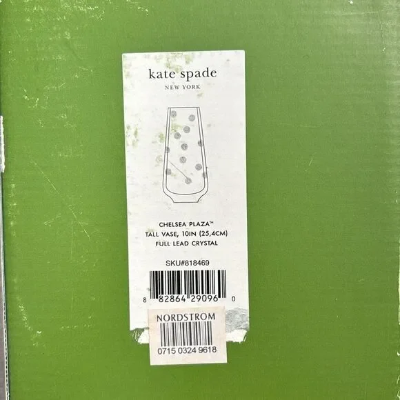 kate spade Lennox full led “Chelsea Plaza” Chrystal Vase - Picture 3 of 5